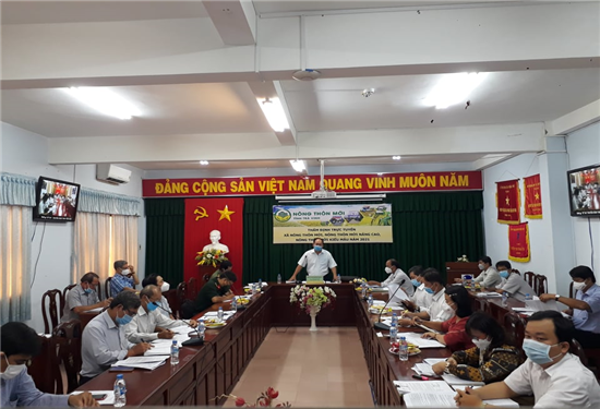 Thẩm định xã Tân Hiệp, Thanh Sơn và An Quảng Hữu đạt chuẩn xã nông thôn mới năm 2021